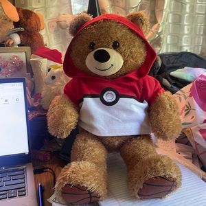 Basketball build a bear with Pokémon hoodie